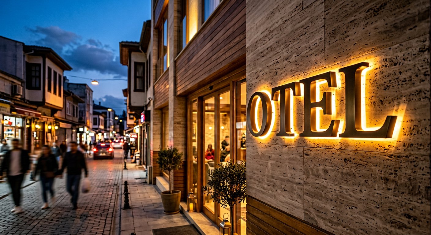 Malzeme ve Yüzey Kararı Kağıthane Tabela ve Kutu Harf