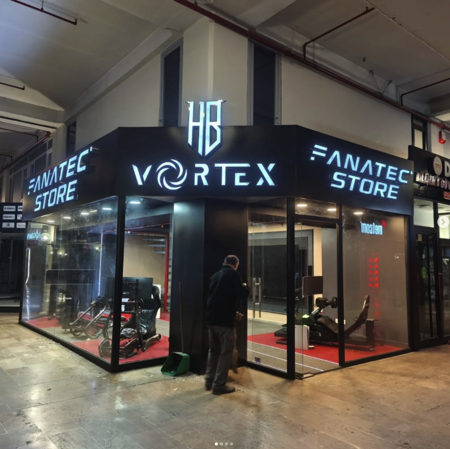 Vortex Işıklı Tabela